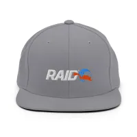 RAID Wear Snapback Hat – One size, Silver