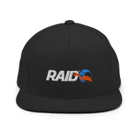 RAID Wear Snapback Hat – One size, Black