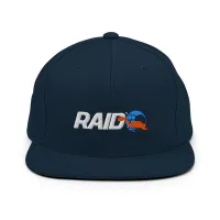 RAID Wear Snapback Hat – One size, Dark Navy