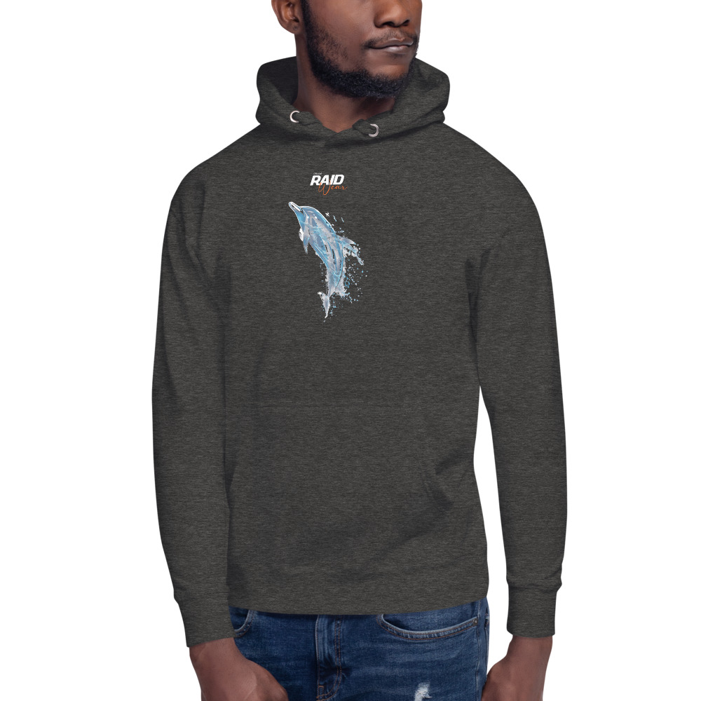 RAID Wear Dolphin Front Print Hoodie – Image 3