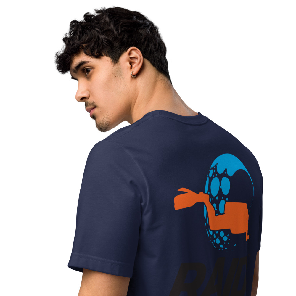 RAID Wear Unisex Eco T-Shirt – XL, Navy