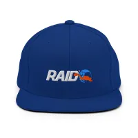 RAID Wear Snapback Hat – One size, Royal Blue