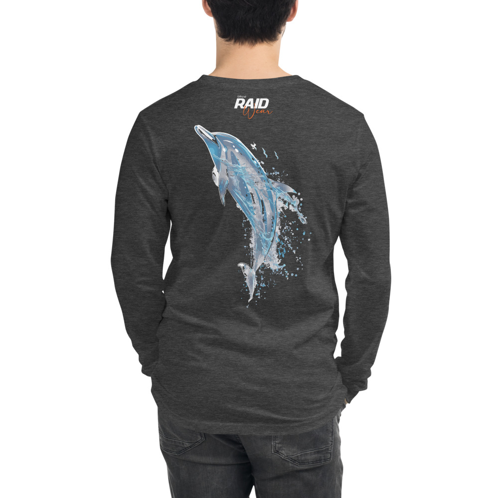 RAID Wear Dolphin Unisex Long Sleeve Tee – Image 5