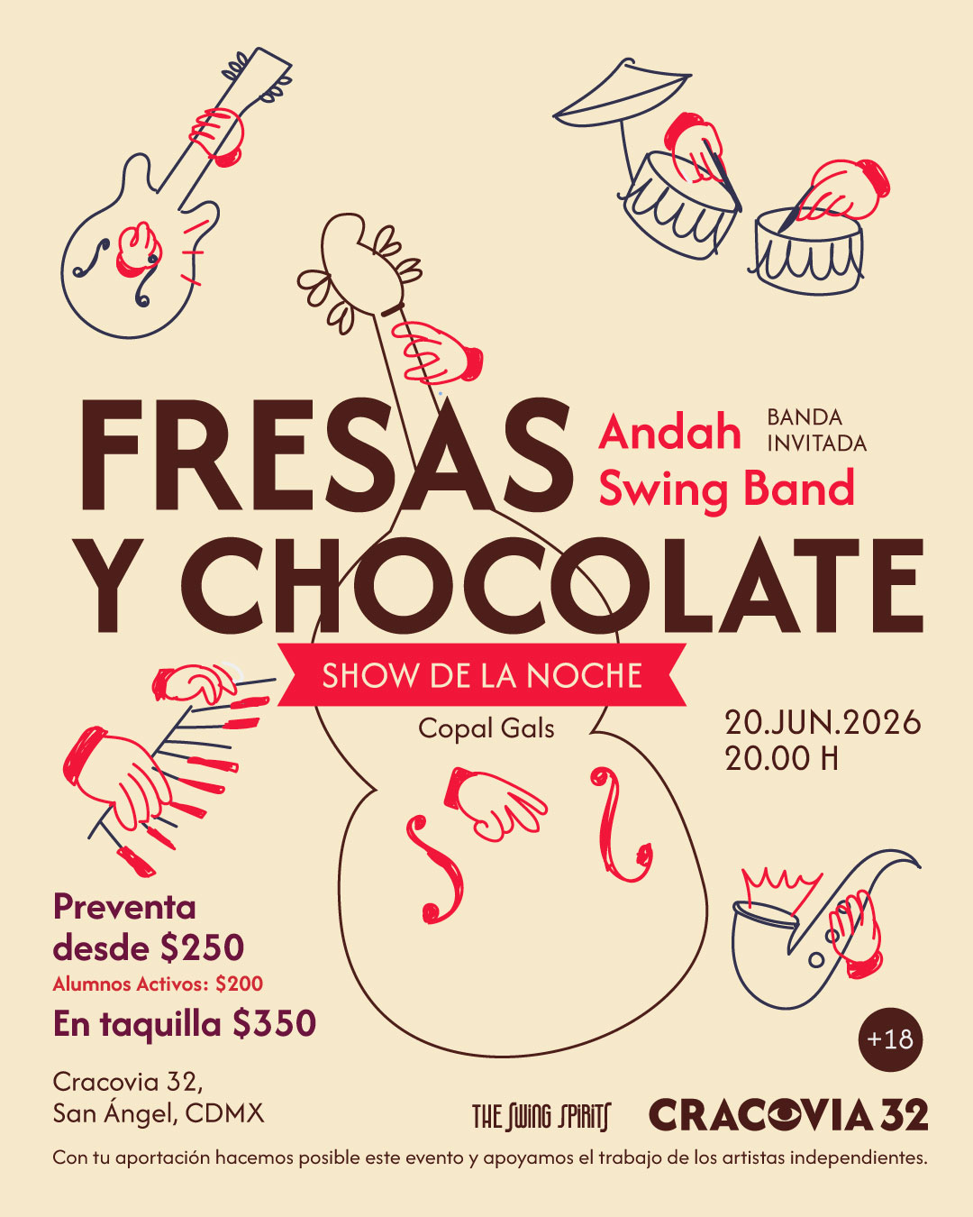 Fresas y Chocolate con Andah Swing Band – Image 1