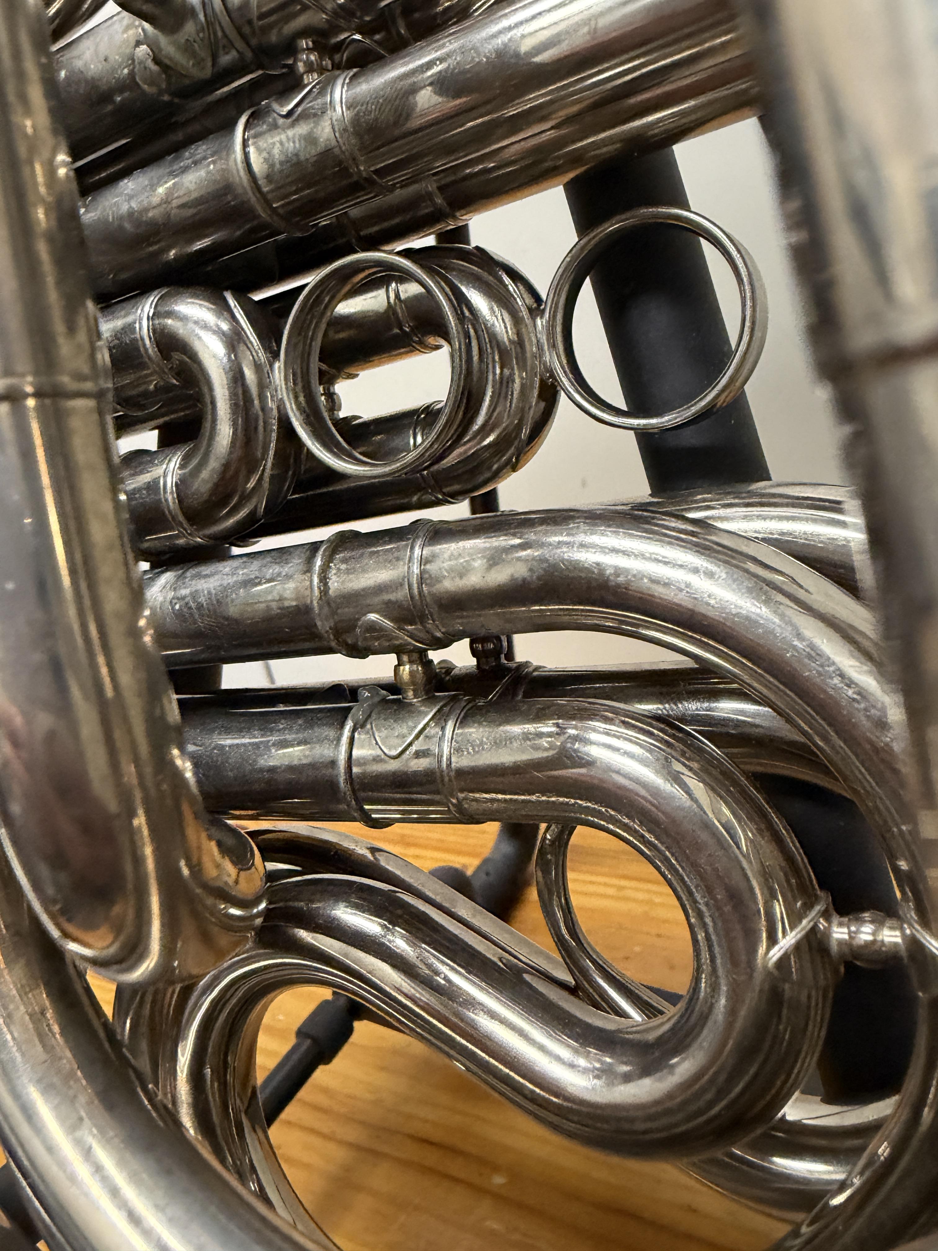 Yamaha YHR664 Silver Plated Double Horn  – Image 11