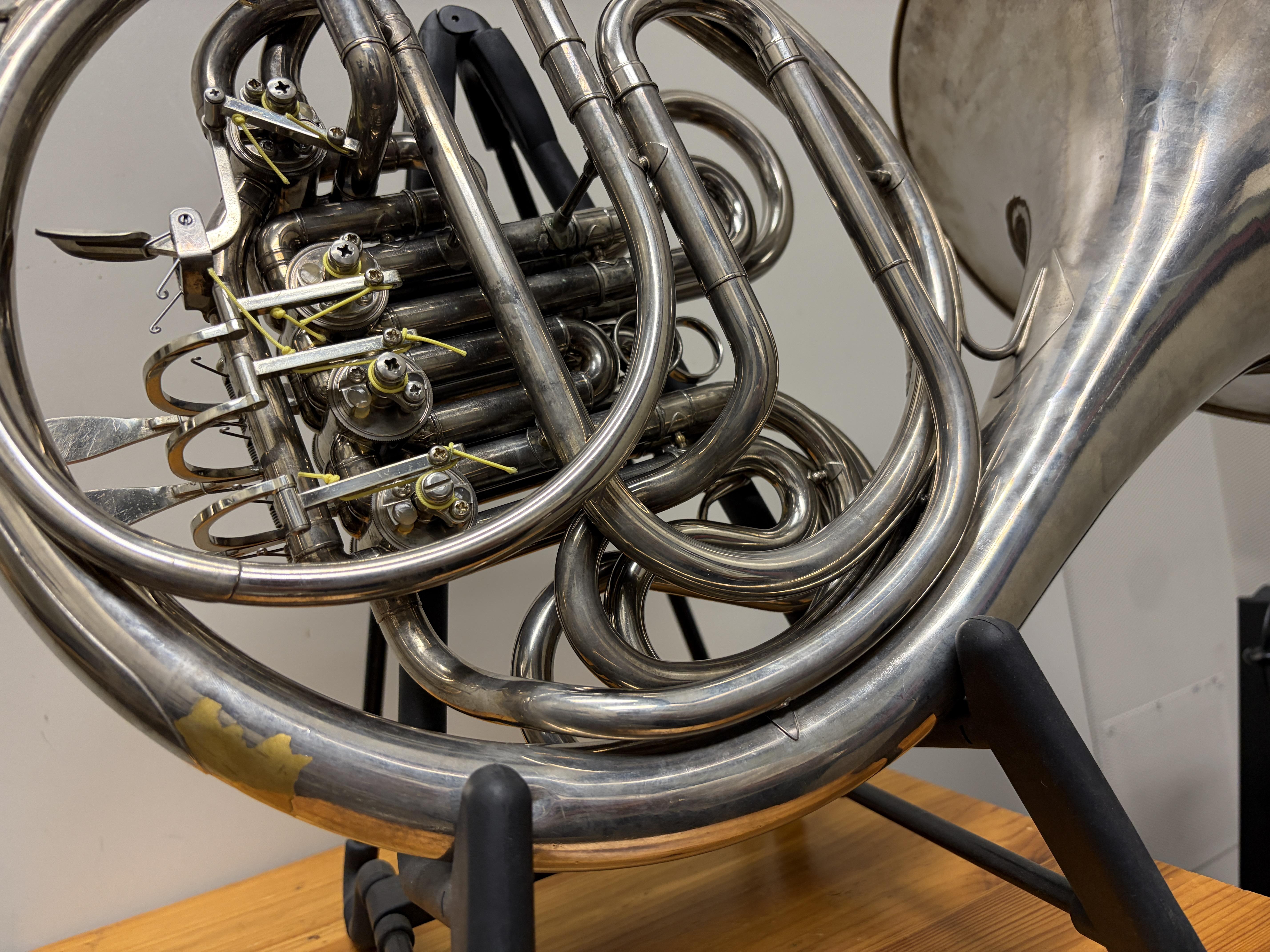 Yamaha YHR664 Silver Plated Double Horn  – Image 10