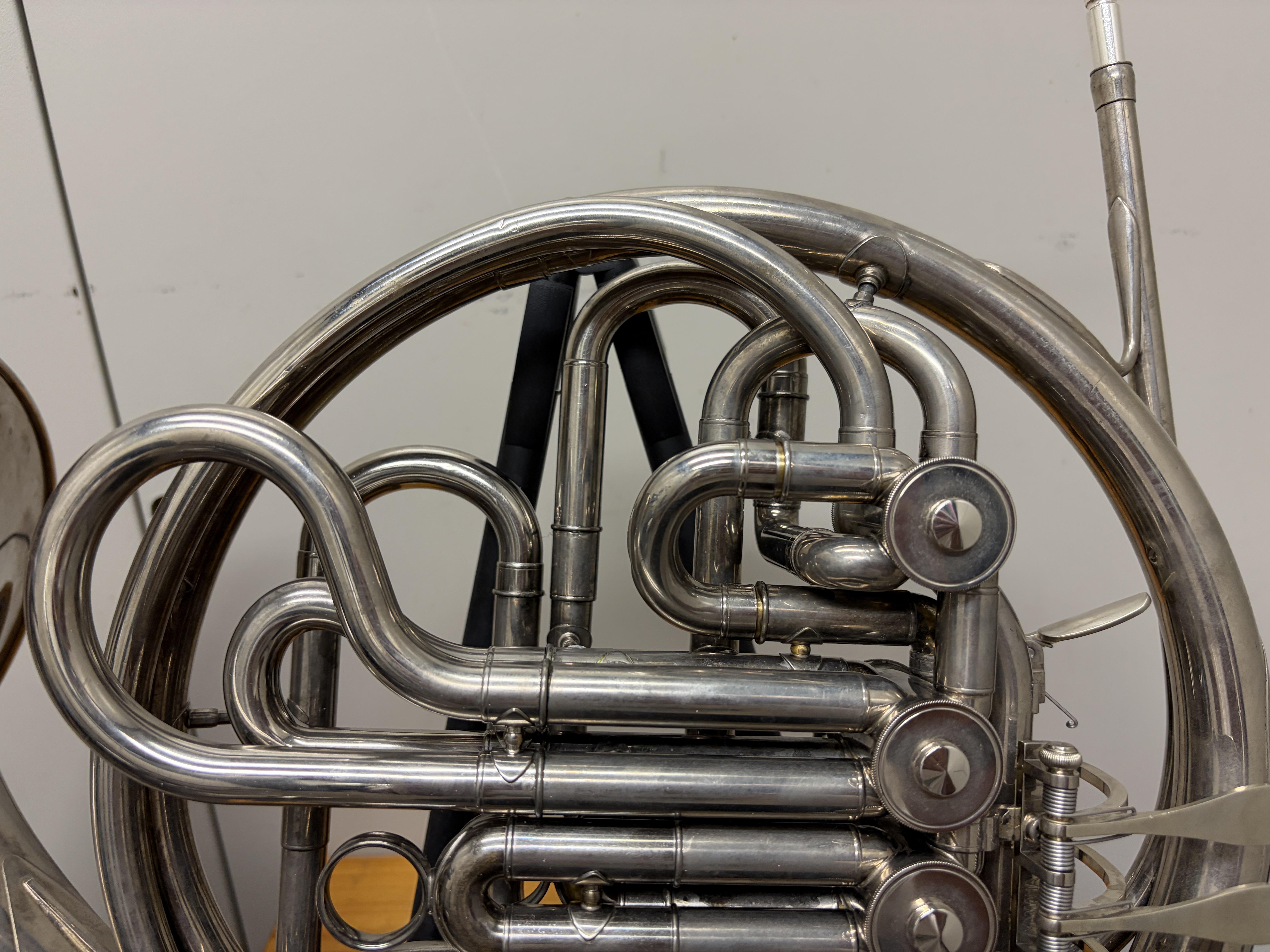 Yamaha YHR664 Silver Plated Double Horn  – Image 4