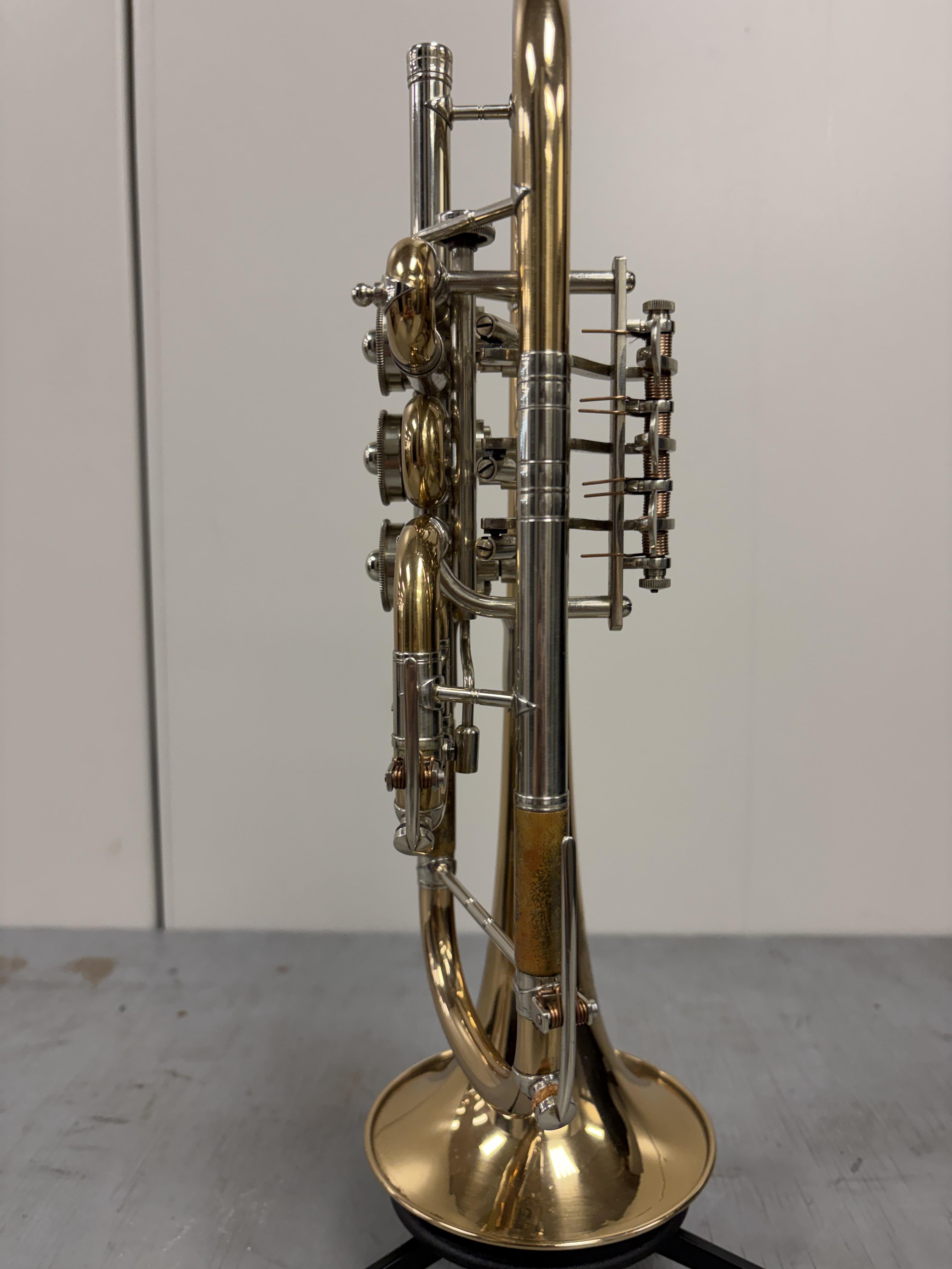 Scherzer Rotary Valve D/Eb Trumpet – Image 12
