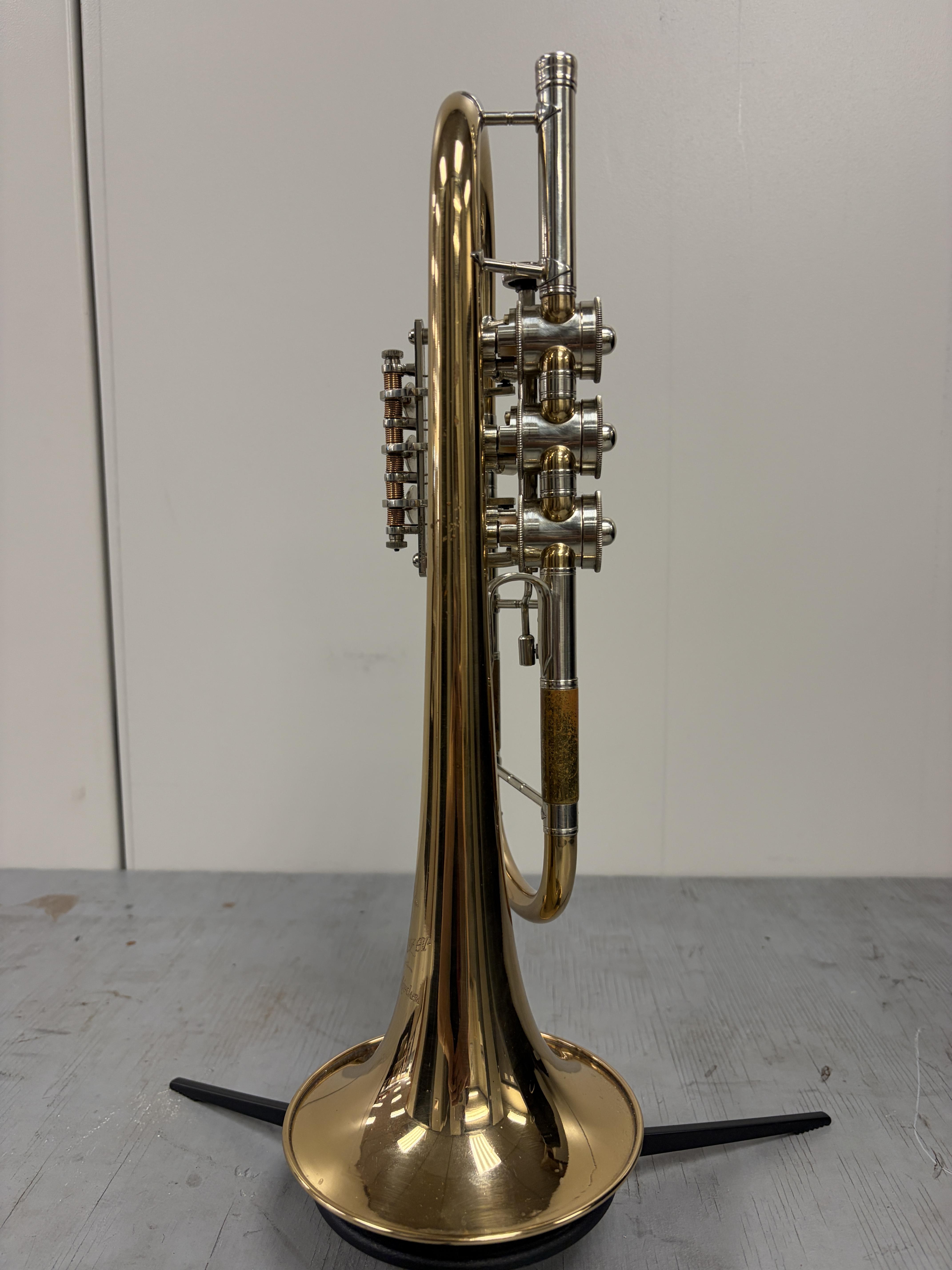 Scherzer Rotary Valve D/Eb Trumpet – Image 11