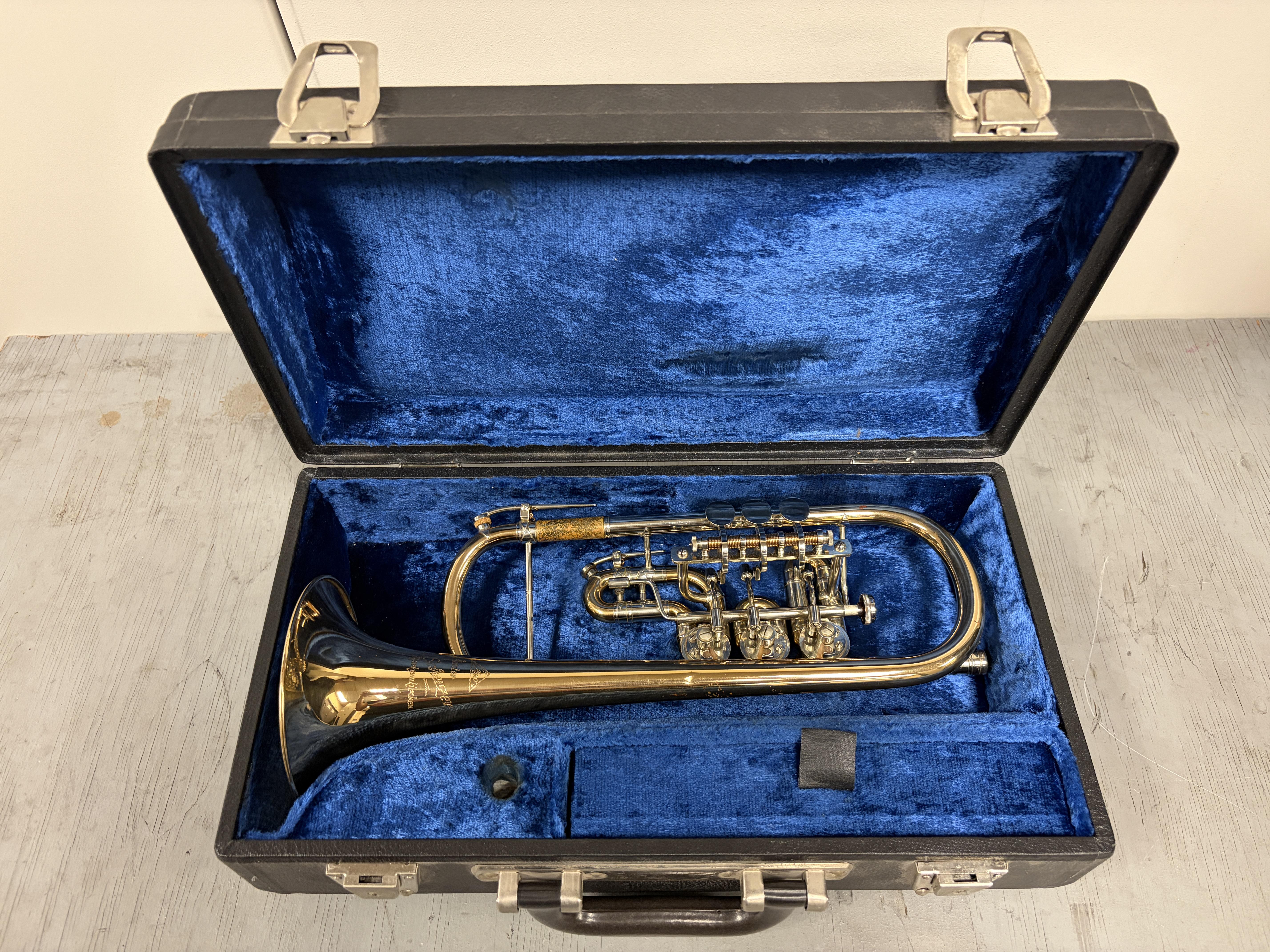 Scherzer Rotary Valve D/Eb Trumpet – Image 16