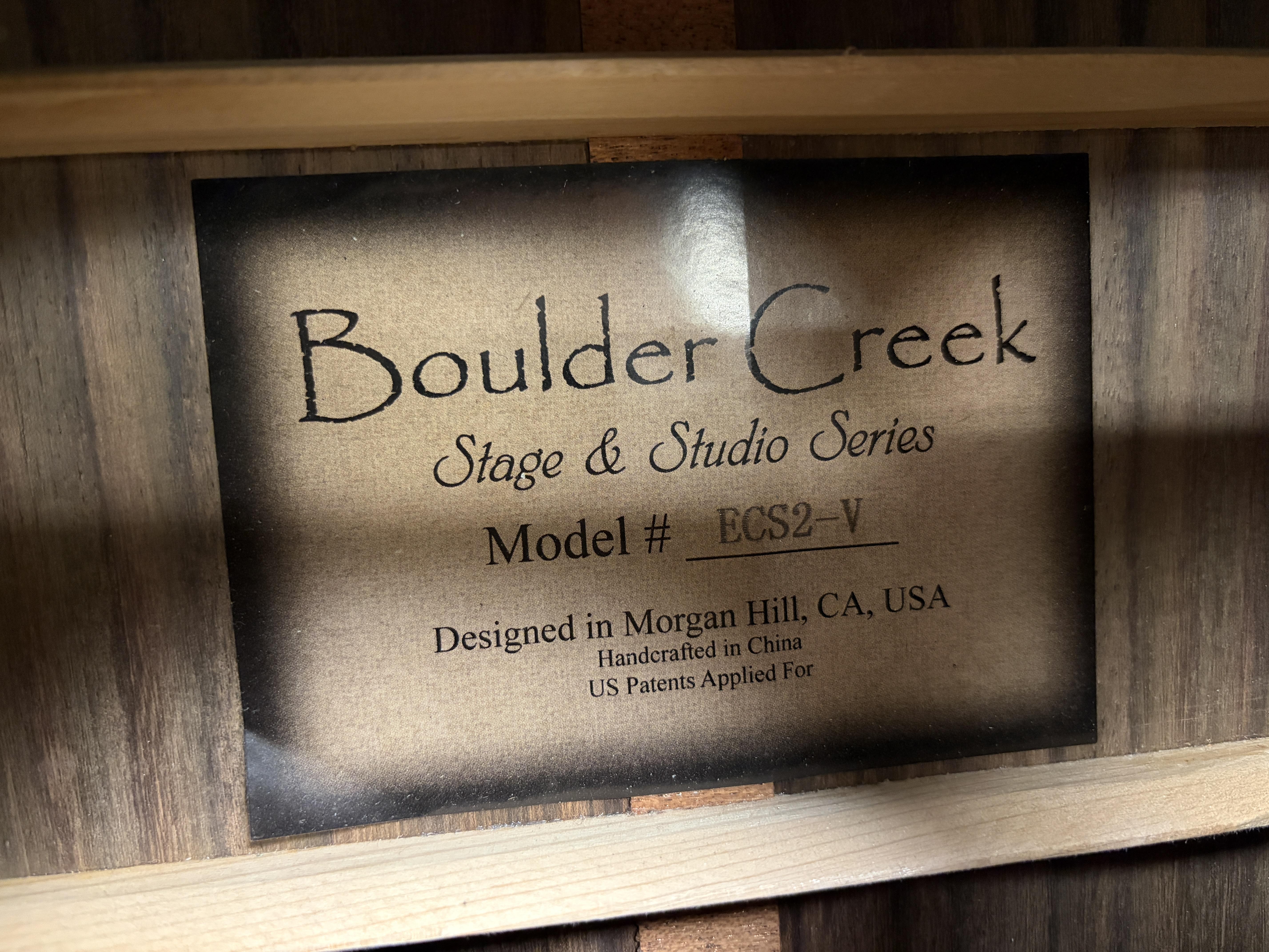 Boulder Creek ECS2-V Acoustic Electric Guitar  – Image 7