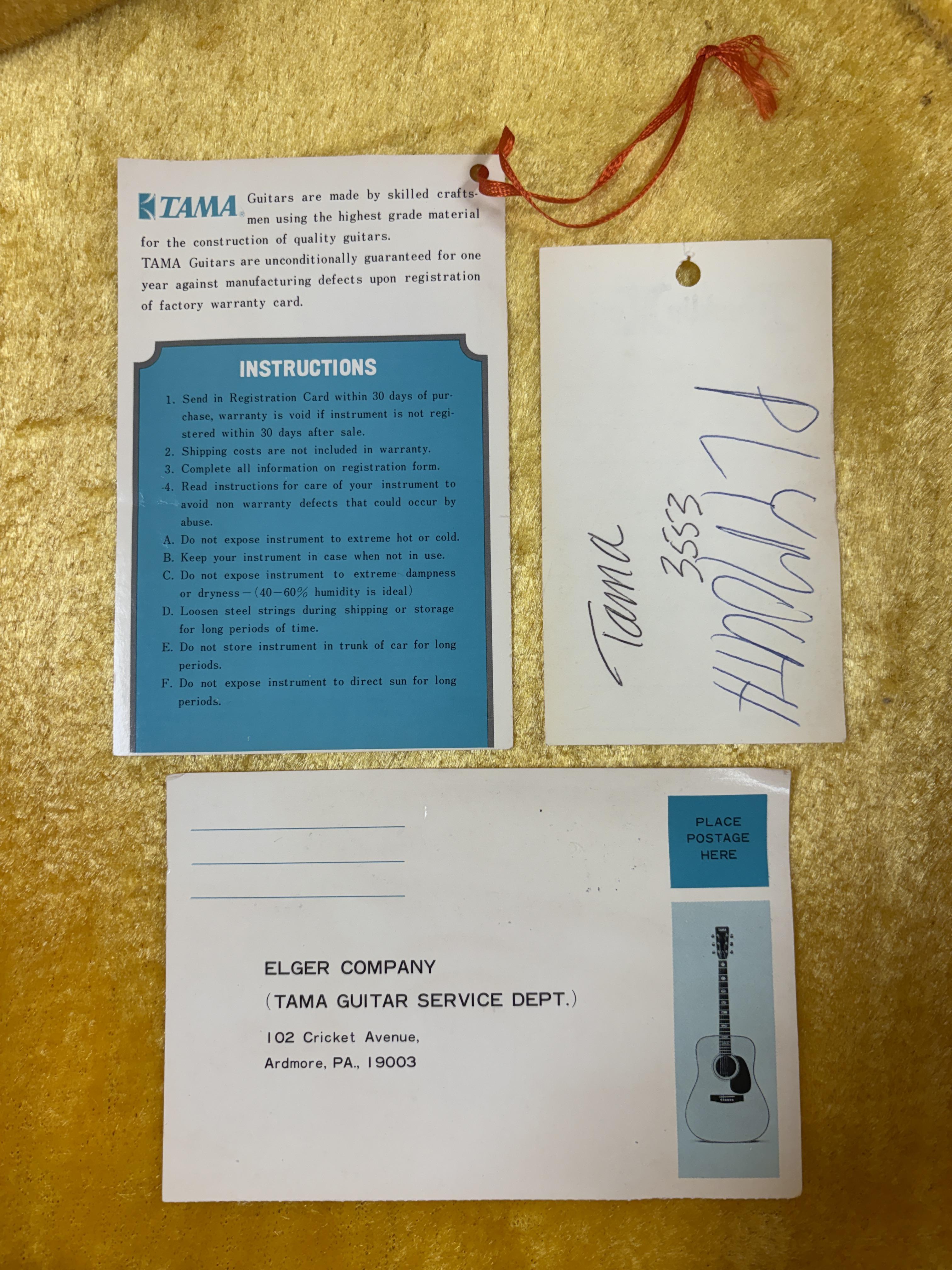 Tama Seisakusho 3553 Acoustic Guitar – Image 15