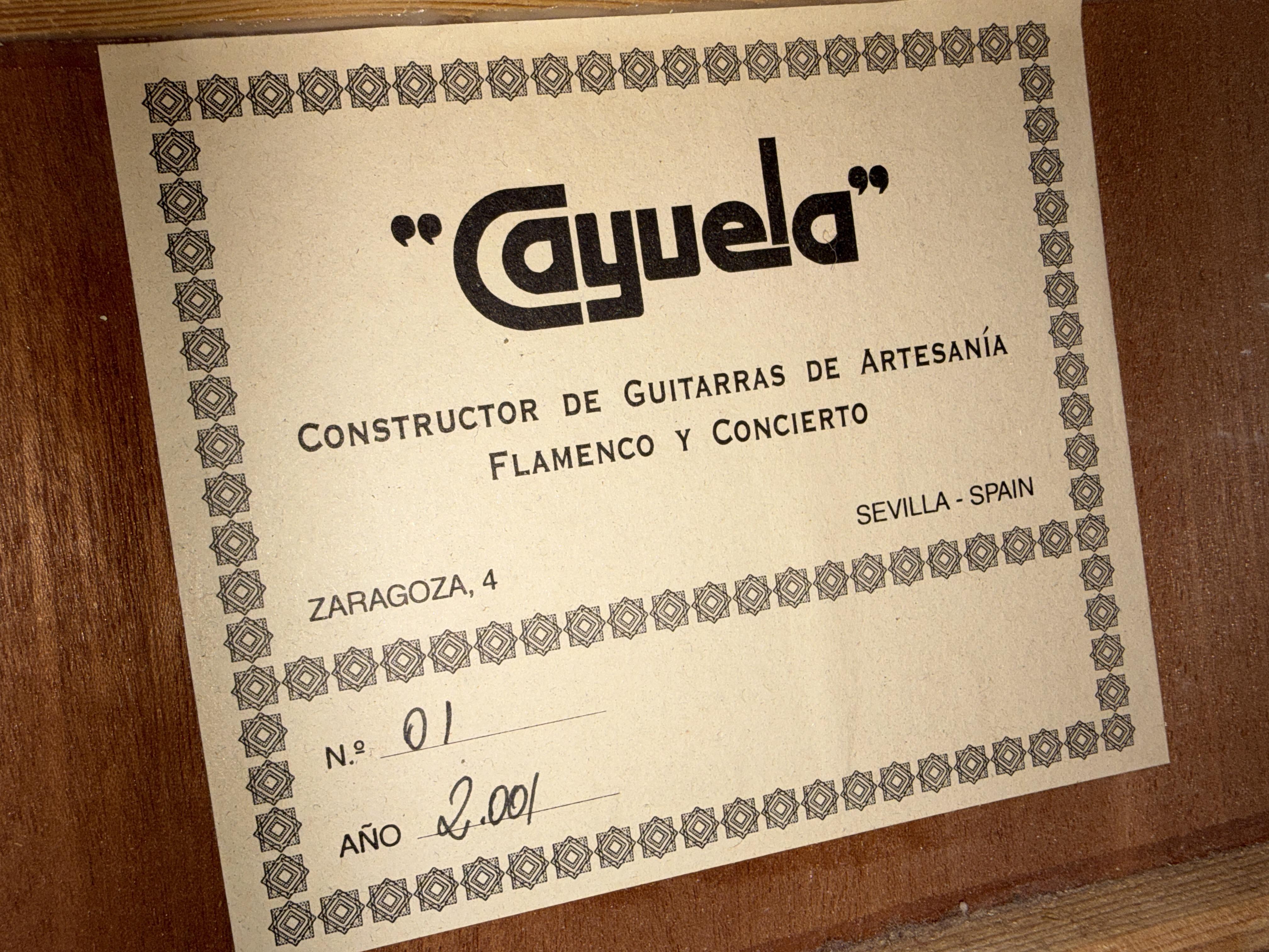Cayuela Flamenco Classical Guitar  – Image 6