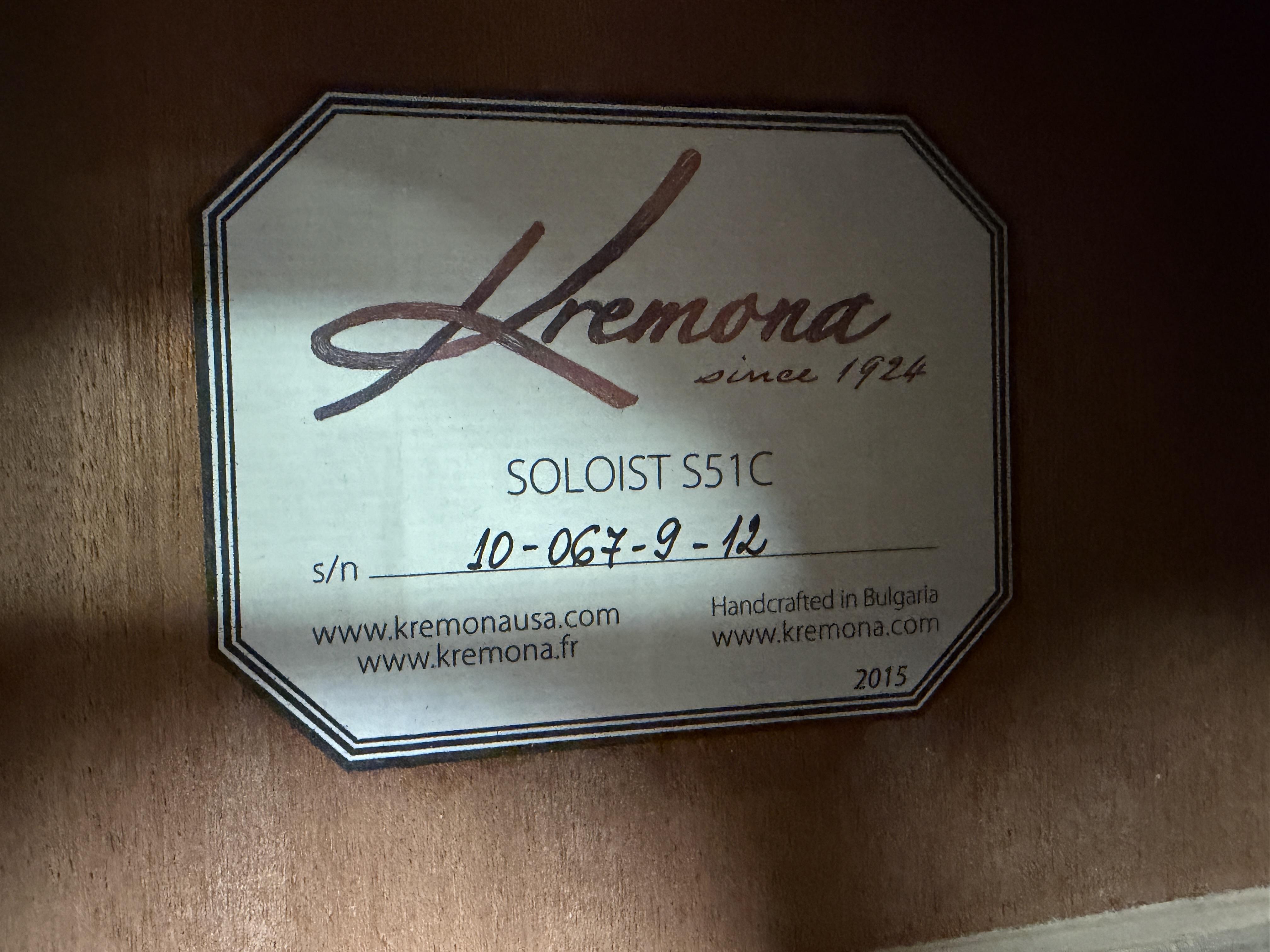 Kremona Soloist S51C 1/2 Classical Guitar – Image 6