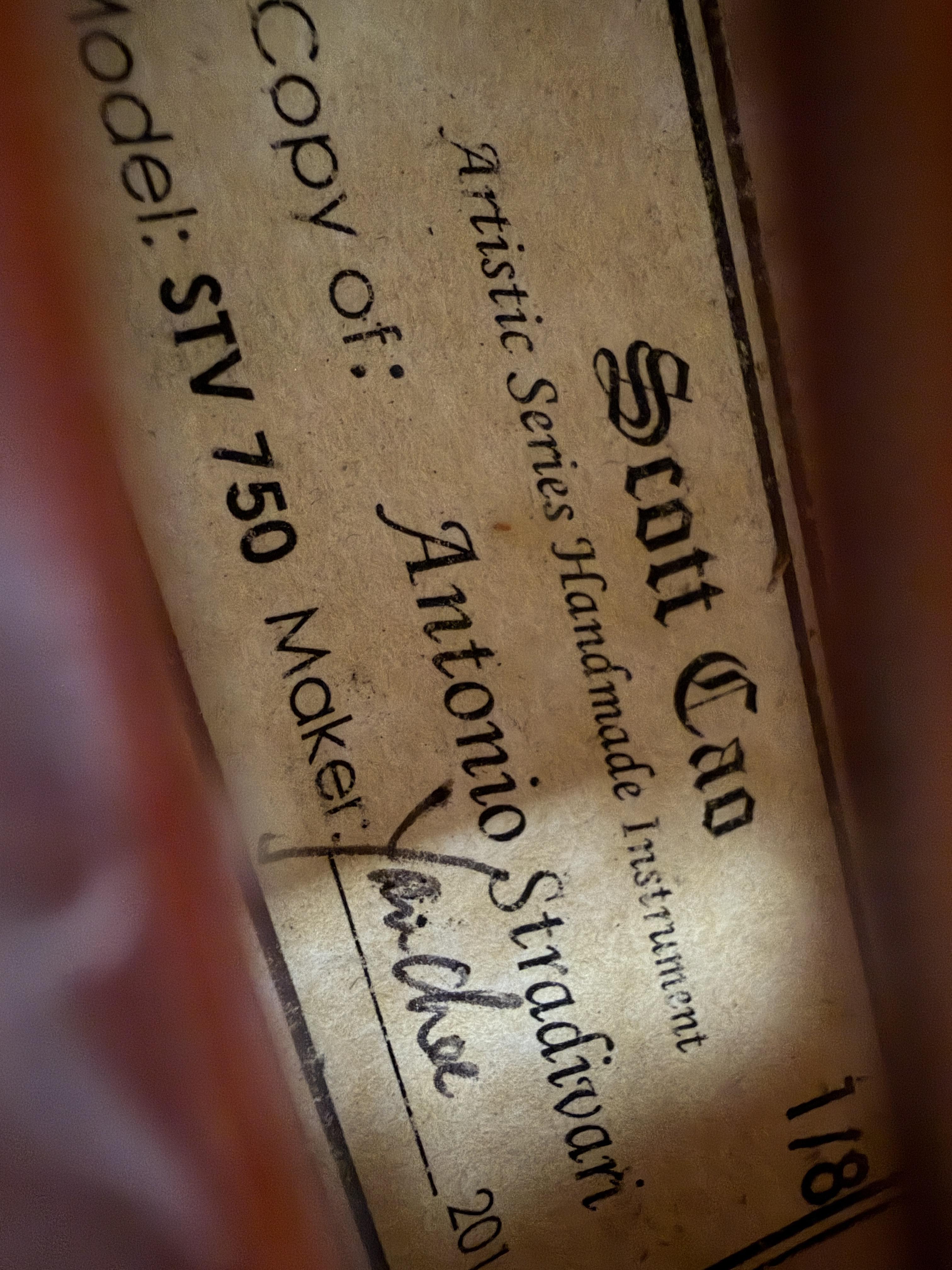 Scott Cao STV750 1/8 Violin – Image 5
