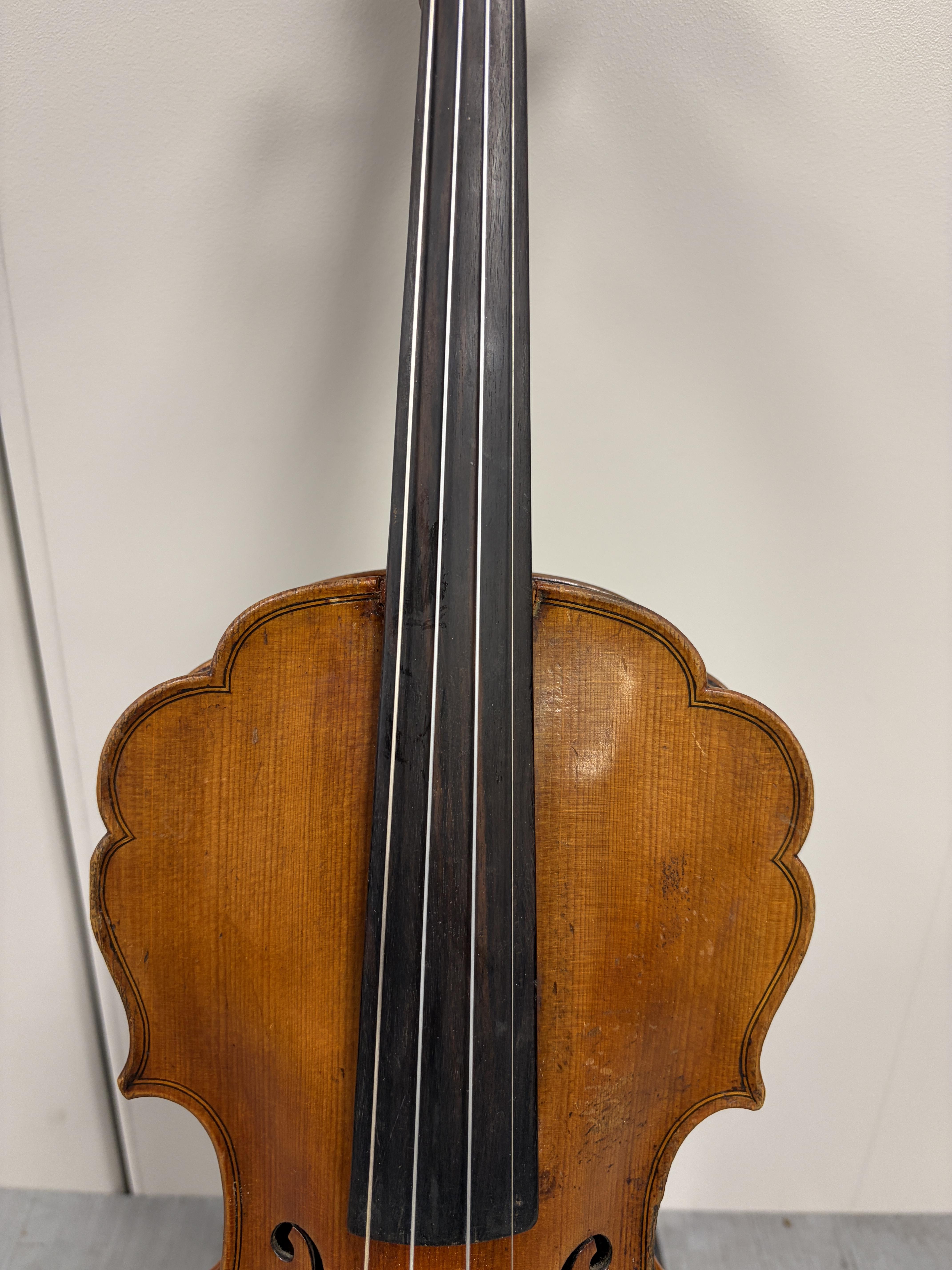 Pie-shaped Folk Violin – Image 3