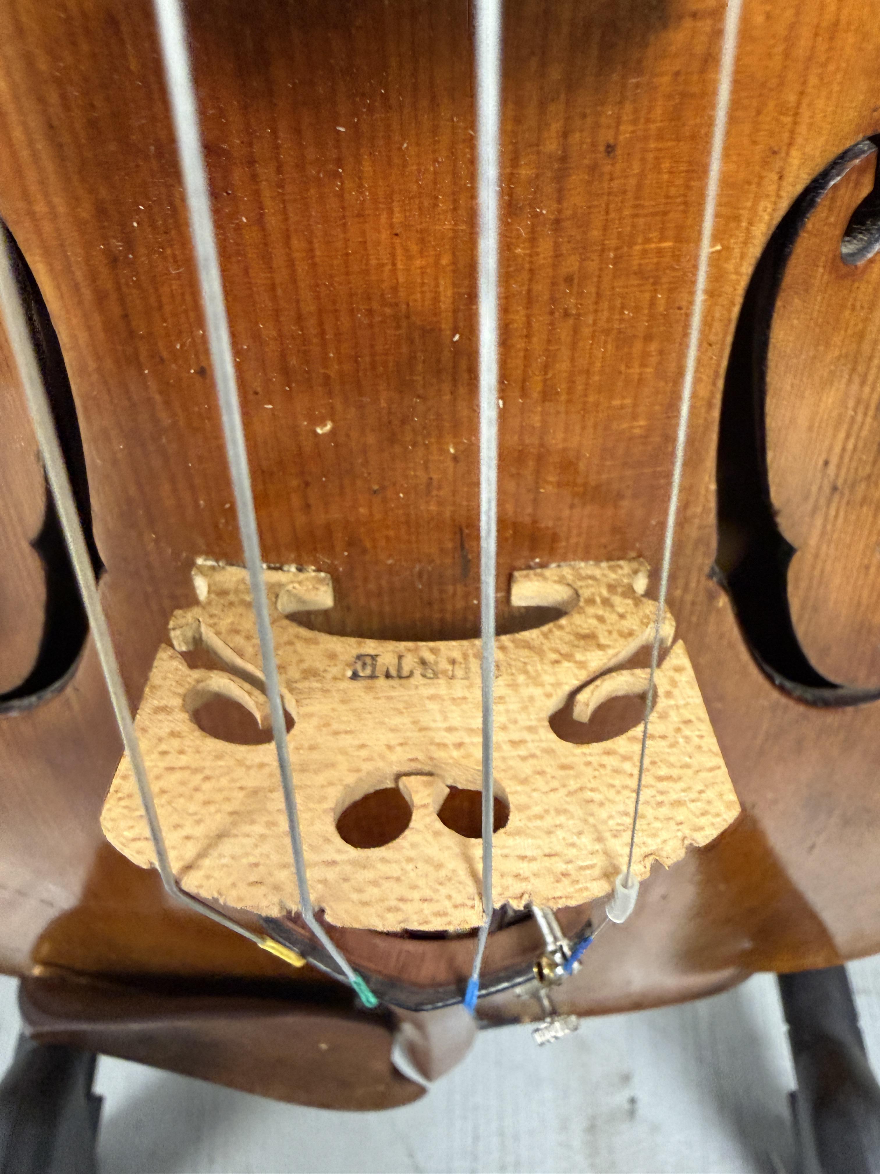 Pie-shaped Folk Violin – Image 4