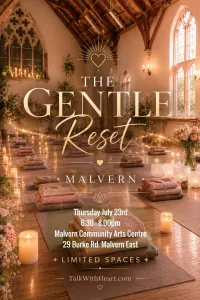 Melbourne - The Gentle Reset: Somatic Healing & Nervous System Reset Workshop – Malvern - Thursday July 23rd 6.30pm-8.00pm
