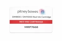 Pitney Bowes Red Ink Cartridge for DM800 / DM1000 - MRP7668 – Image 1