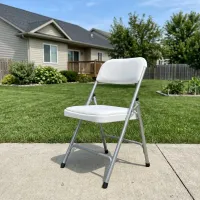 Regular Chair White resin padded – Image 1