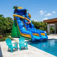 Water Slide Single Line 26ft - CALI PALMS  – Image 1