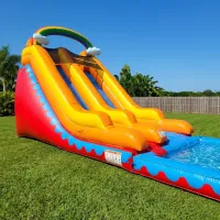 Water Slide Single Line 22ft - SUNNY RAIMBOW – Image 1