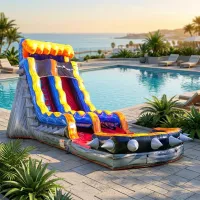 Water Slide Single Line 24ft - ROCKER – Image 1