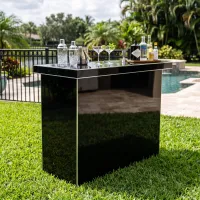Portable Bar White/black 4ft – Image 2