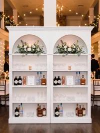 Colonial white Bar Back 8 ft  – Image 1