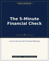 The 5-Minute Financial Check – Image 1