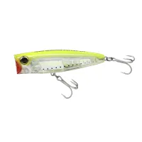 Yo-Zuri 3D Inshore Popper – 90MM 3-1/2", Chartreuse