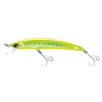 Yo-Zuri Crystal 3D Minnow – 110MM 4-3/8", Chartreuse