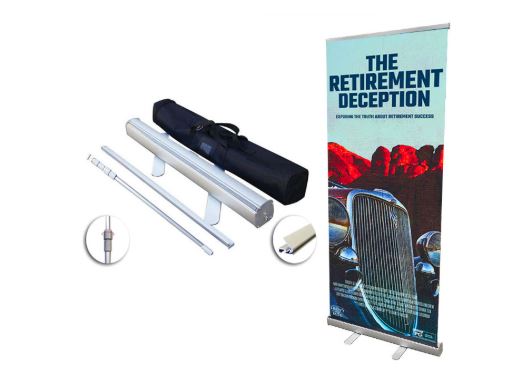 TRD 78" x 33" Retractable Banner Stand – Image 1