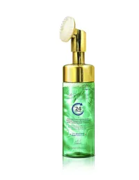 True Organica LAVA Foam Cleanser (Vitamin C, Ruby Pom, HA + Peptide complex) – Image 3