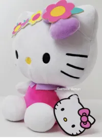 Hello Kitty Flower Crown 9" Plush  – Image 3