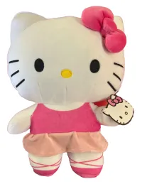 Large 10" Hello Kitty Ballerina Plush  – Image 3
