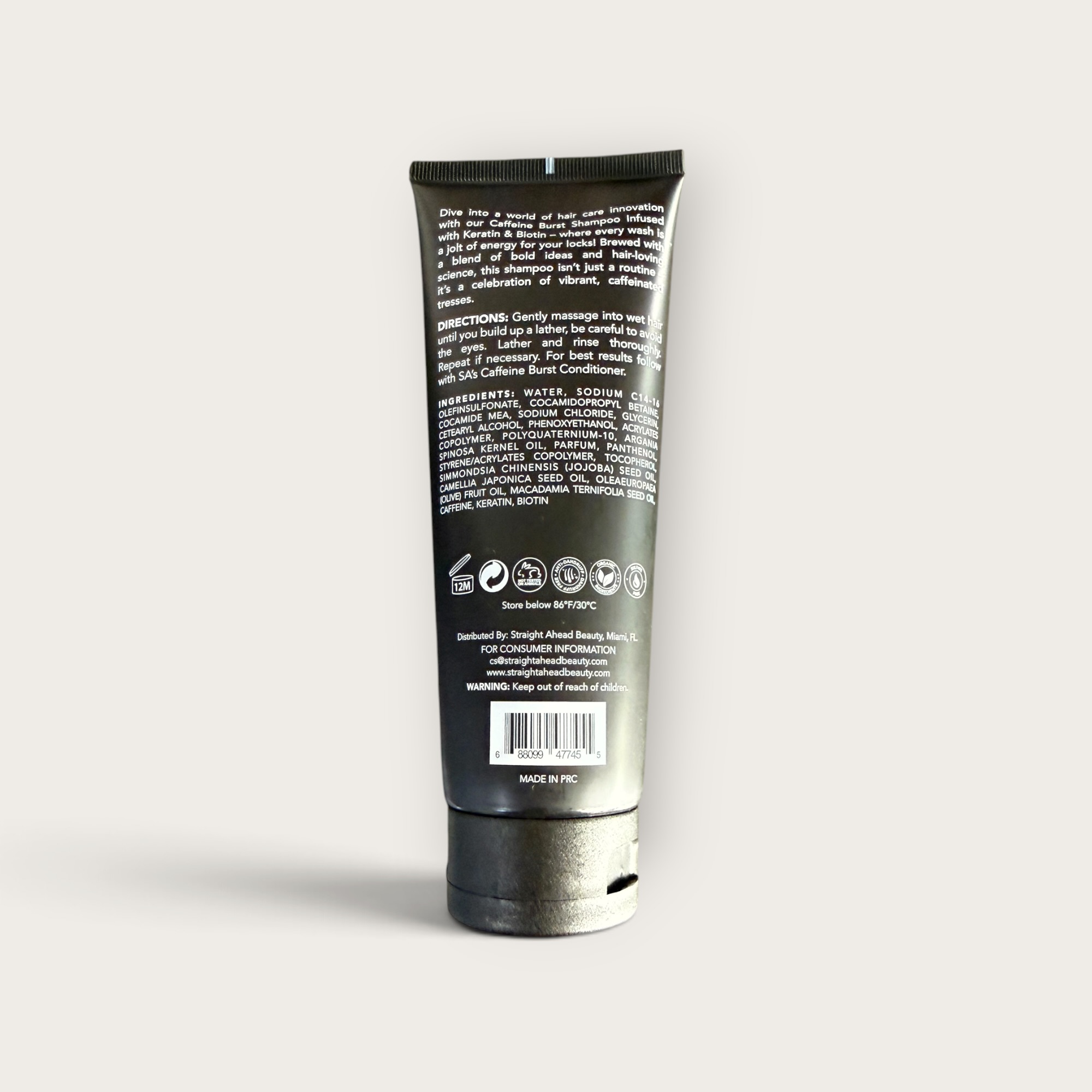 Caffeine Burst Thickening shampoo (Straight Ahead) – Image 3