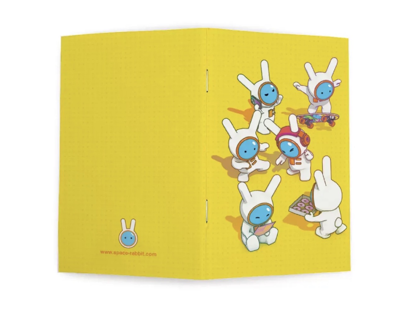 Space Rabbit Animated Pocket Notebook - Group Photo – Image 5