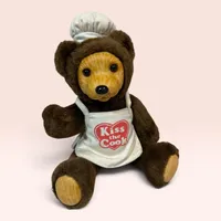 Vintage 1994 “Kiss the Cook” Chef Teddy Bear 🧸👨‍🍳 – Image 2
