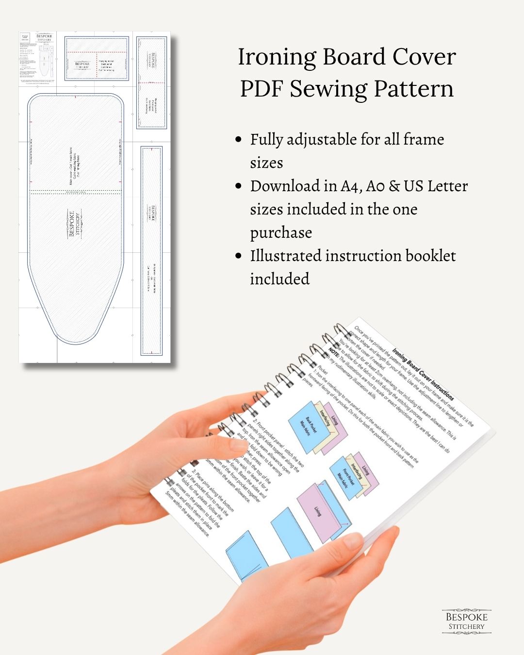 Ironing Board Cover PDF Pattern – Image 2
