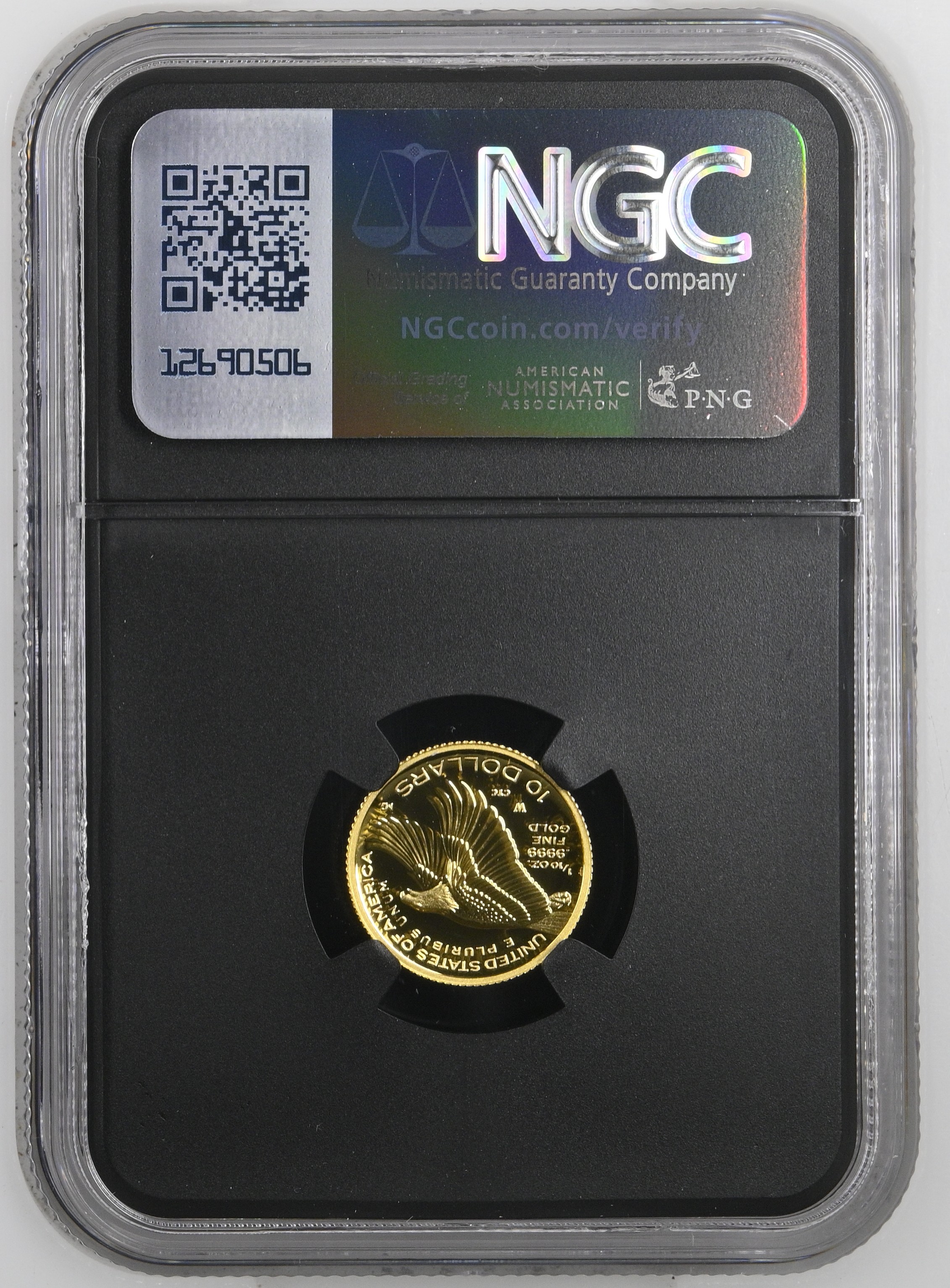 2018-W High Relief $10 Gold Coin – Signed by Anna Cabral – Image 2