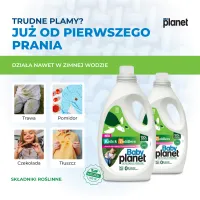BABY PLANET PŁYN DO PRANIA UBRANEK DZIECIĘCYCH NA TRUDNE PLAMY KIDS&TODDLERS 2204ML – Image 3