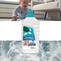 HIPOALERGICZNY PŁYN DO MYCIA PODŁÓG I WSZYSTKICH POWIERZCHNI BABY PLANET BABY POWDER 1000 ml – Image 4