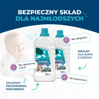 HIPOALERGICZNY PŁYN DO MYCIA PODŁÓG I WSZYSTKICH POWIERZCHNI BABY PLANET BABY POWDER 1000 ml – Image 5