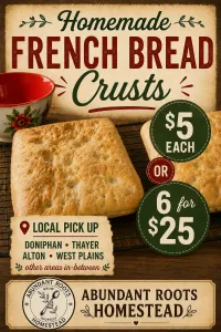 French Bread Crusts (made as ordered fresh) – Image 1