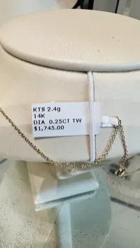 Diamond Circle of Love Necklace  – Image 3