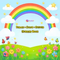 Kids Learning Workbook with Rhymes, Coloring & Activities | Early Brain Development | Page 32 | M.I.N.D.S | Printable PDF – Image 6