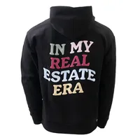 In My Real Estate Era Hoodie - Black – Image 1