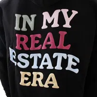 In My Real Estate Era Hoodie - Black – Image 3