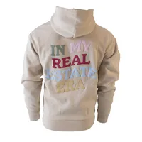 In My Real Estate Era Hoodie - Ivory – Image 1